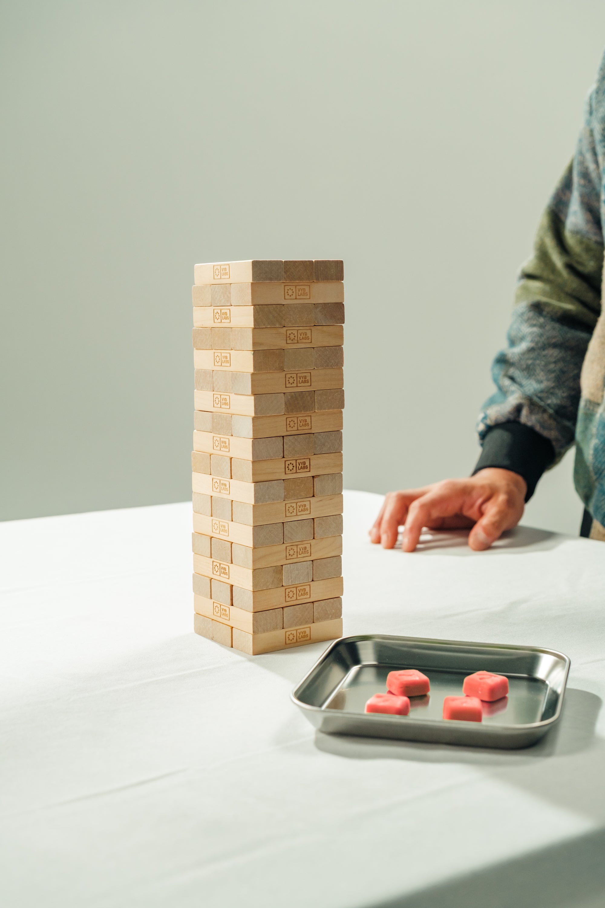 A focused chess match at a Vybrance Labs community game night